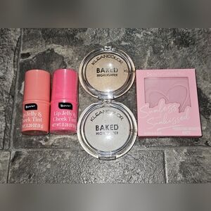 Kleancolor Baked Highlighter, Lip & Cheek Jelly Tints, & Bronzer BNIB